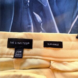 The Limited Light Pink Slim Ankle Pants